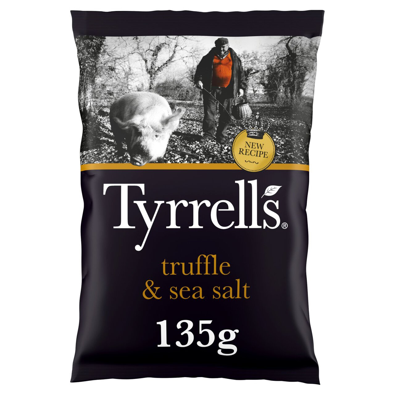 Tyrrells  Truffle & Sea Salt Sharing Crisps 135g