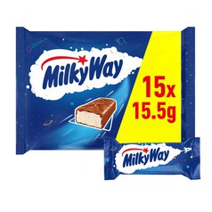 Milky Way Nougat & Milk Chocolate Funsize Snack Bars Multipack 250g