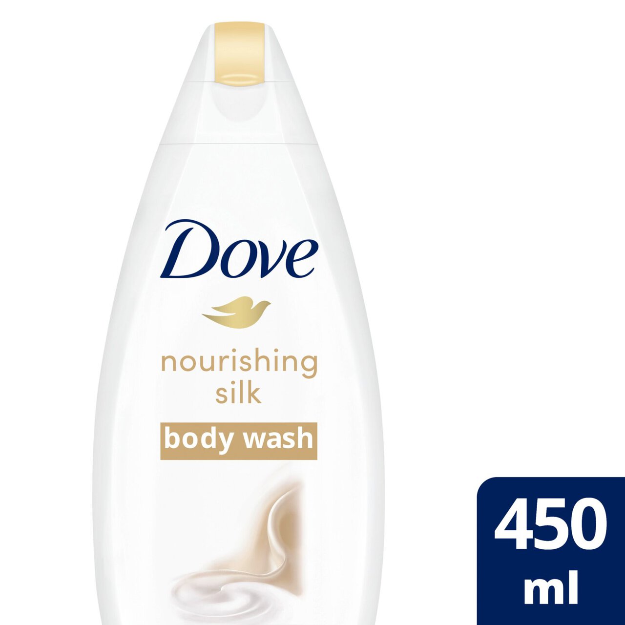 Dove Nourishing Silk Body Wash Shower Gel 450ml
