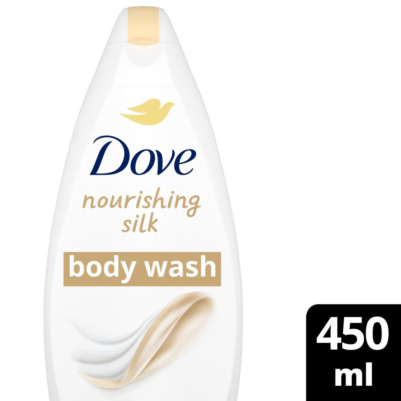 Dove Nourishing Silk Body Wash Shower Gel 450ml