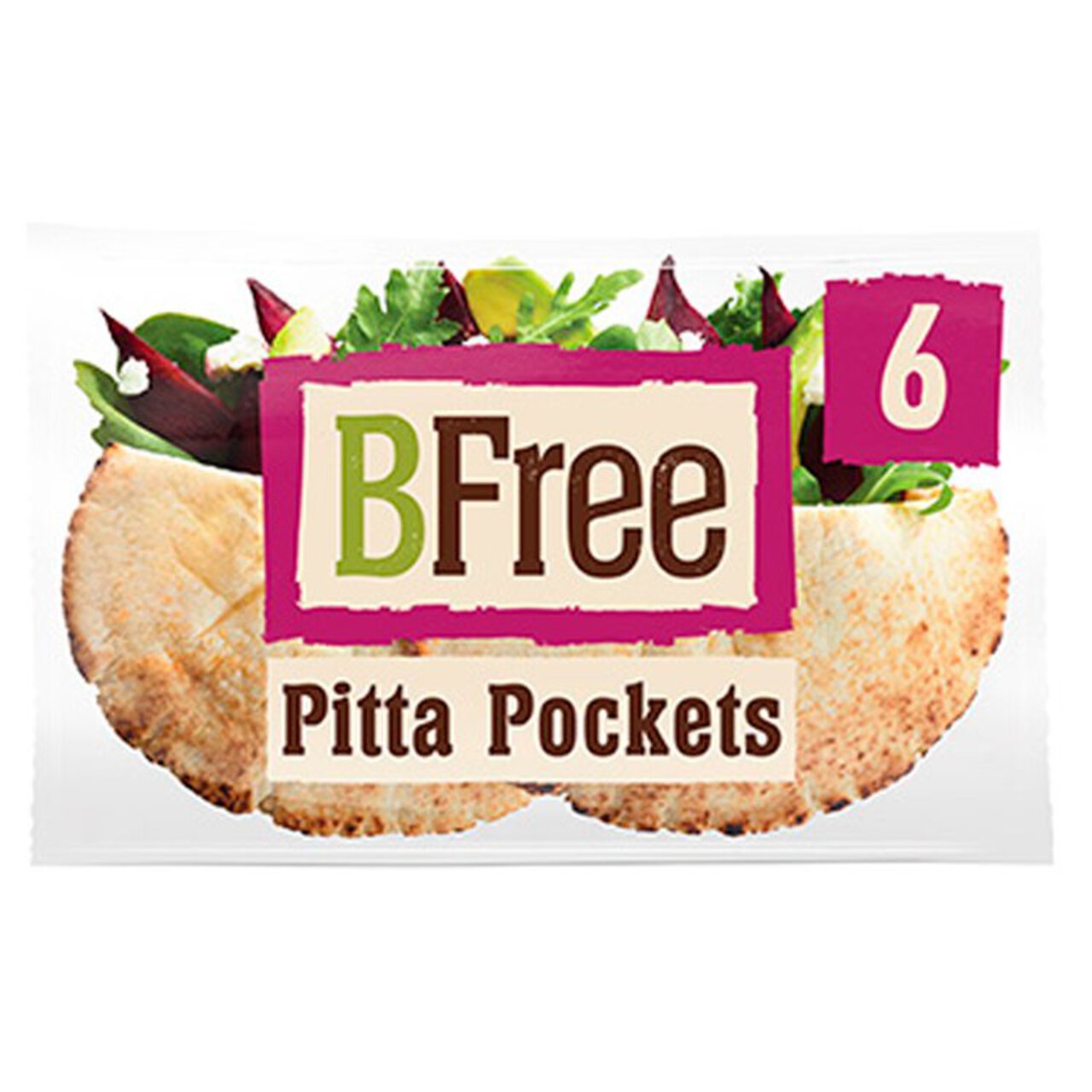 BFree Stone Baked Pitta Pocket 6 x 32g