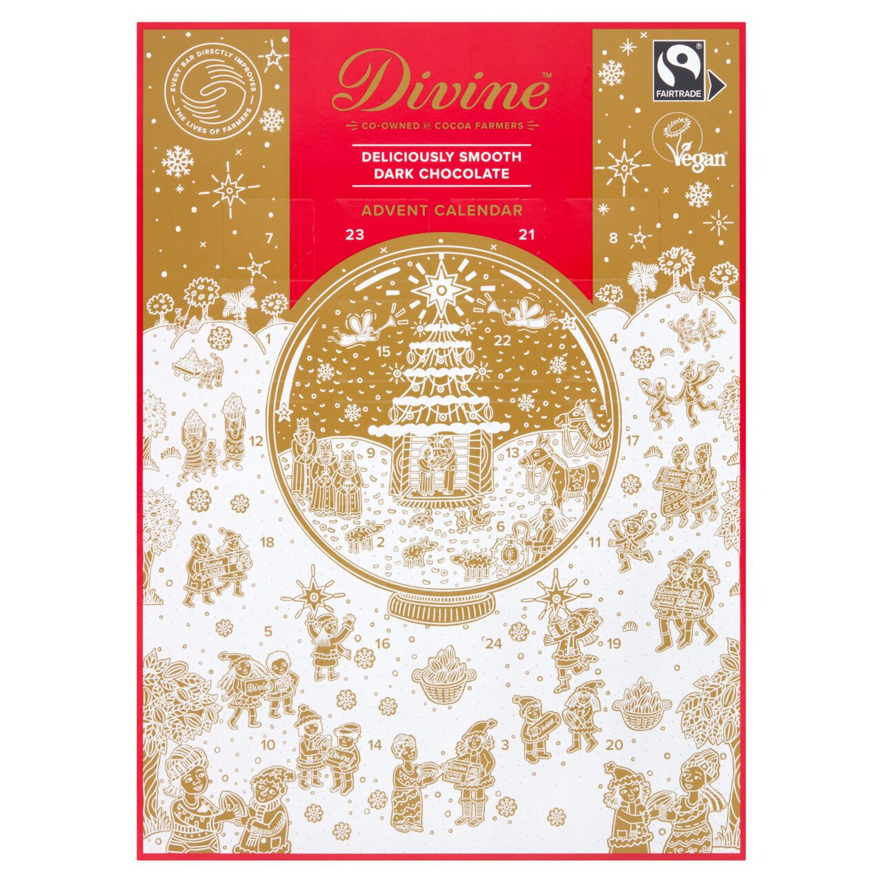 Divine Dark Chocolate Advent Calendar 85g