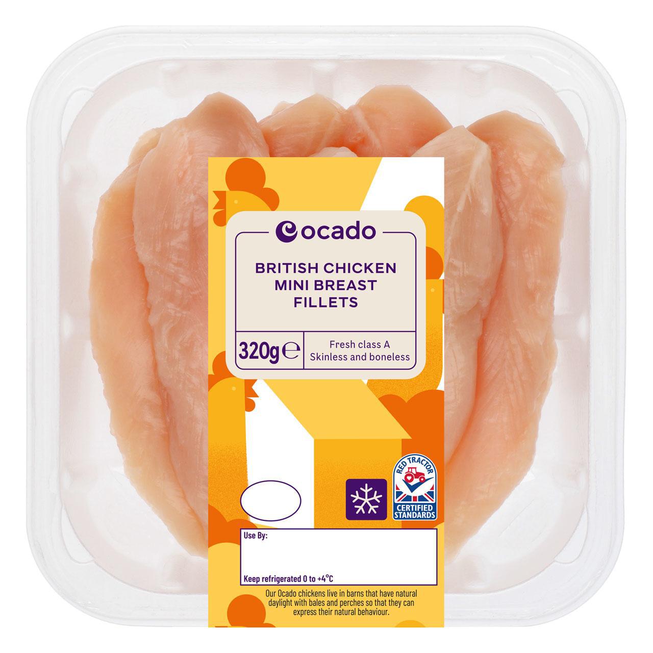 Ocado British Mini Chicken Breast Fillets 320g