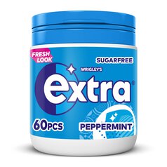 Extra Peppermint Sugarfree Chewing Gum Bottle 60 per pack