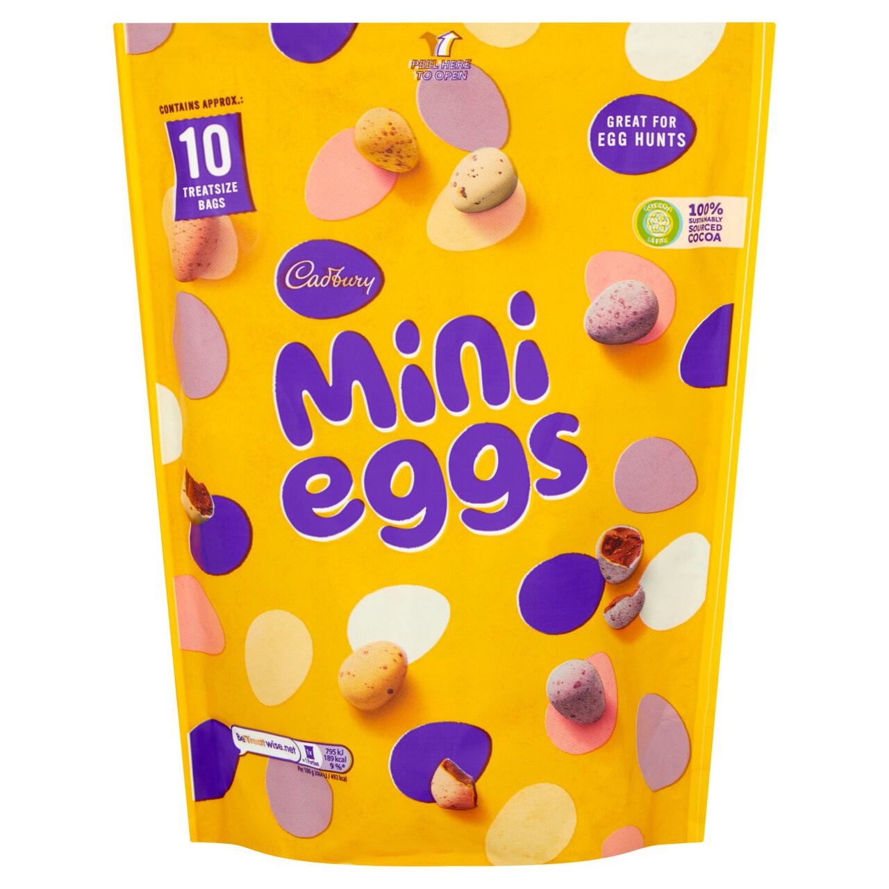 Cadbury 10 Mini Eggs Bags 385g