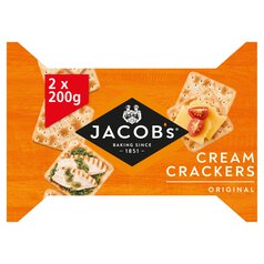 Jacob's Original Cream Crackers Twin Pack 2 x 200g