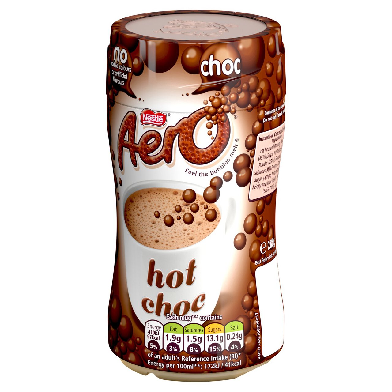 Aero Instant Chocolate Drink 288g