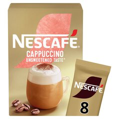 Nescafe Gold Cappuccino Unsweetened Instant Coffee 8 Sachets 8 per pack