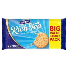 McVitie's Rich Tea The Classic One Biscuits Twin Pack 2 x 300g