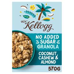 WK Kellogg No Added Sugar Granola Coconut, Cashew & Almond 570g