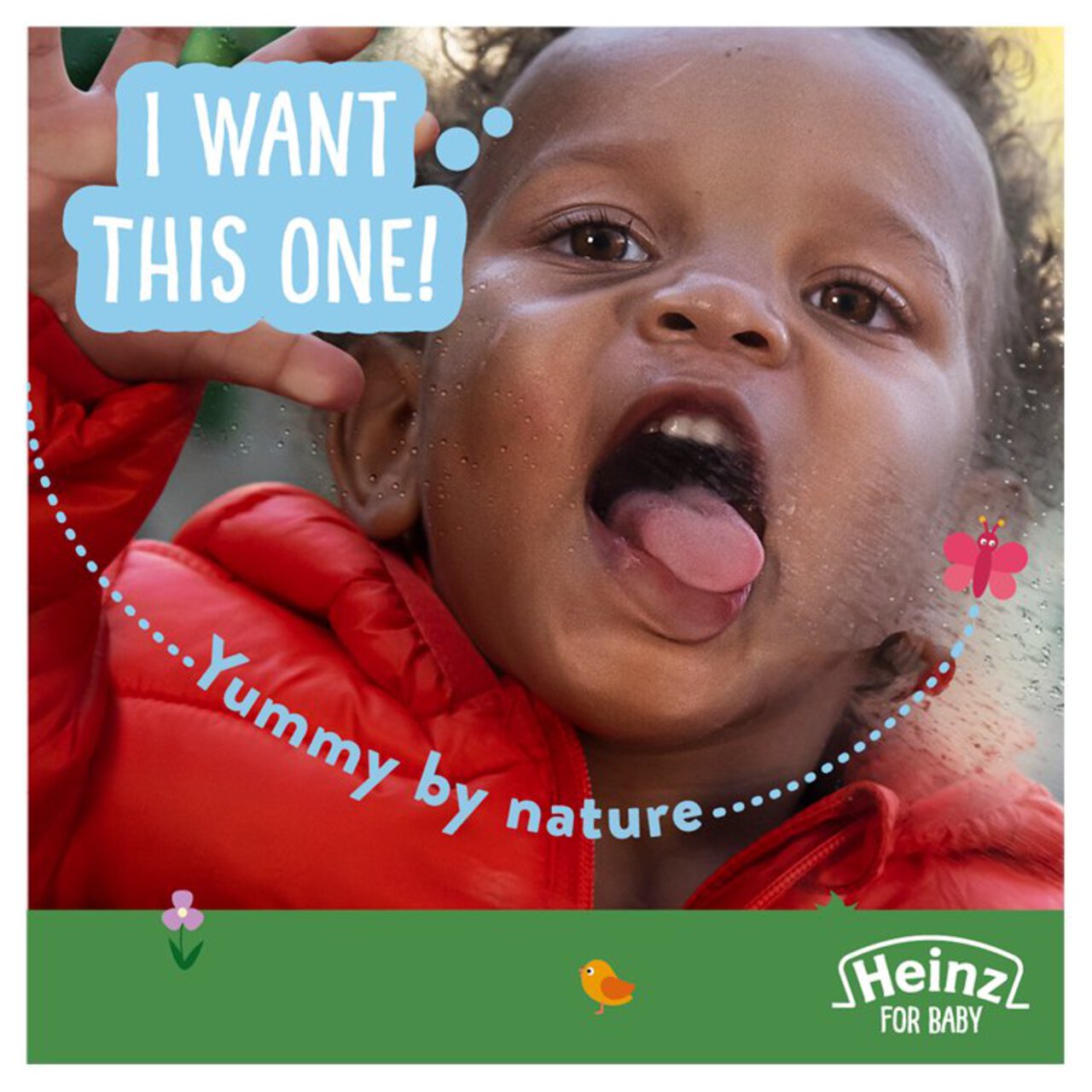 Heinz by Nature Strawberry & Apple Pouch, 6 mths+ 100g
