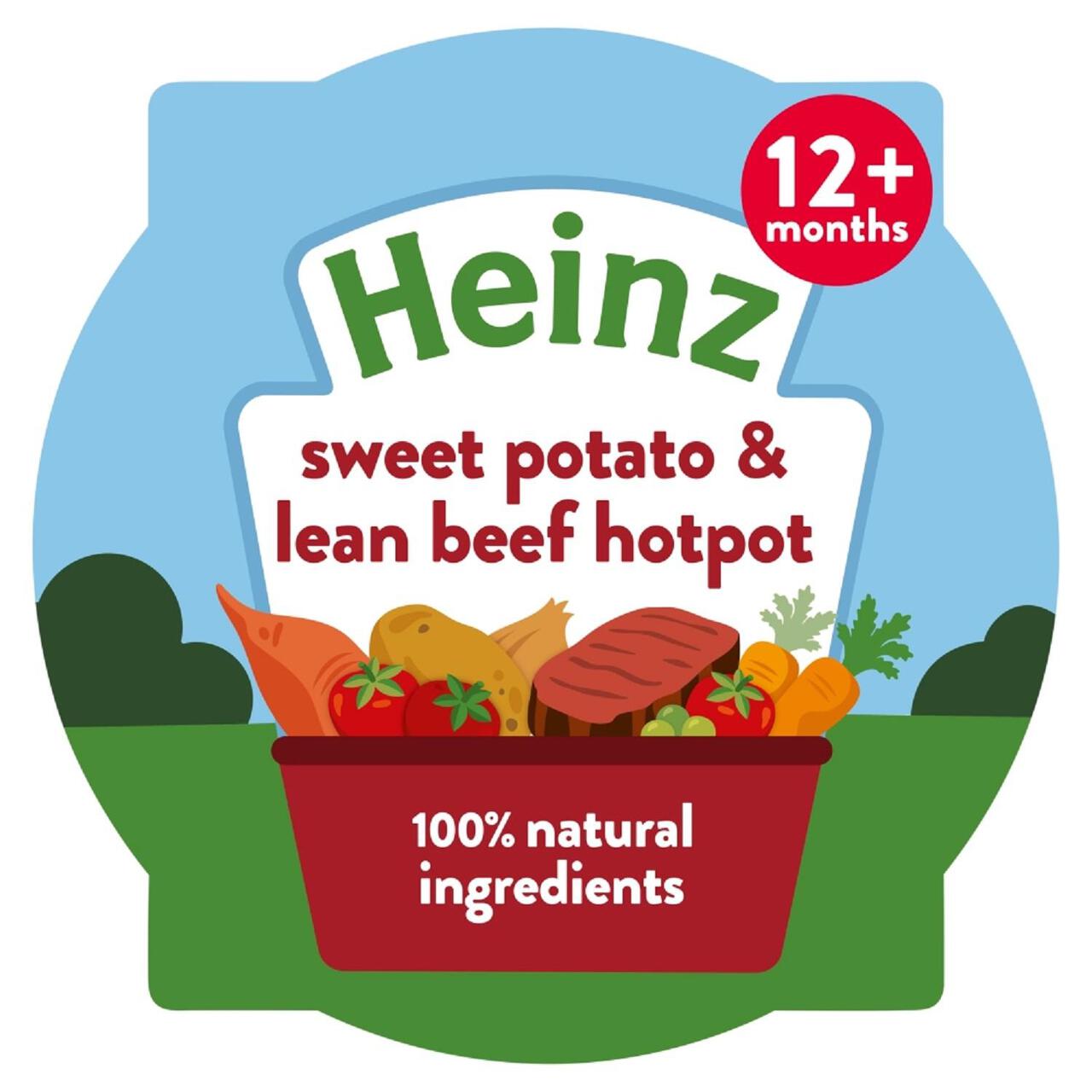 Heinz Sweet Potato & Lean Beef Hotpot Baby Food Tray 1+ Year 200g