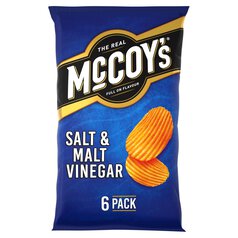 McCoy's Salt & Malt Vinegar Multipack Crisps 6 per pack