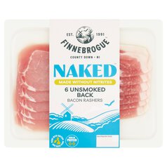 Finnebrogue Naked 6 Unsmoked Back Bacon 200g