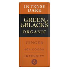 Green & Black's Organic Ginger Dark Chocolate Bar 90g
