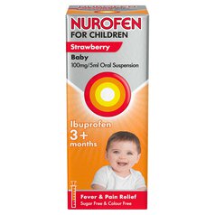 Nurofen for Children Baby Strawberry 3+ Months Ibuprofen 100ml