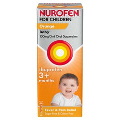 Nurofen for Children Baby Orange 3+ months Ibuprofen 100ml