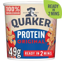 Quaker Oat So Simple Protein Porridge Cereal Pot Original 49g