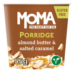MOMA Almond Butter & Salted Caramel Jumbo Oat Porridge Pot Gluten Free 55g