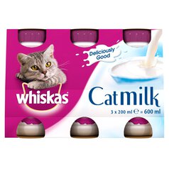 Whiskas Cat  Kitten Milk Bottle 3 x 200ml 3 x 200ml