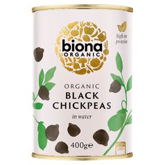 Biona Organic Black Chick Peas 400g
