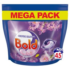 Bold All-in-1 Pods Washing Liquid Capsules Exotic Bloom 45 per pack