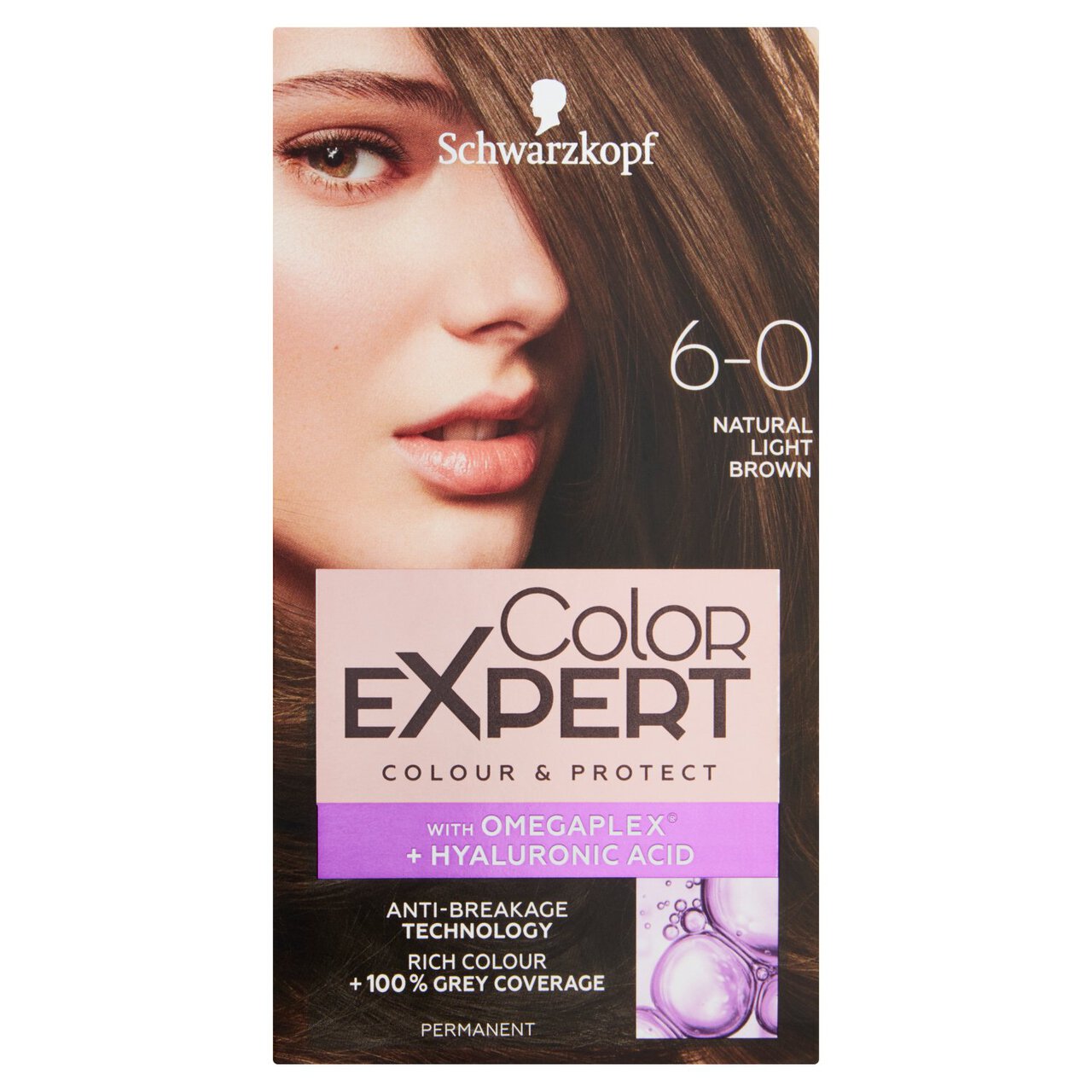 Color Expert 6.0 Natural Light Brown Permanent Hair Dye