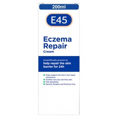 E45 Eczema Repair Cream for very dry itchy skin 200ml