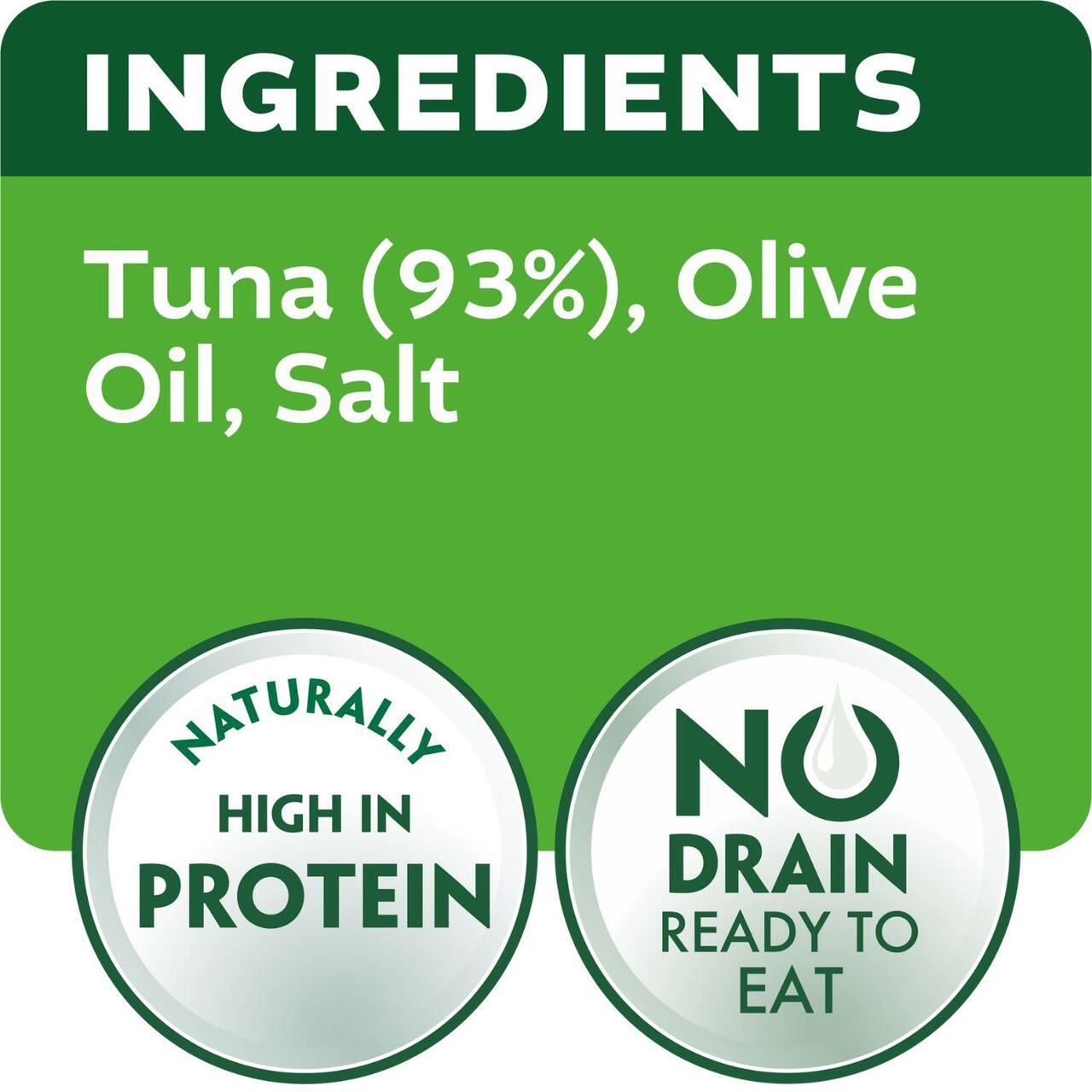 John West No Drain Fridge Pot Tuna Steak In Olive Oil 3 Pack 3 x 110g