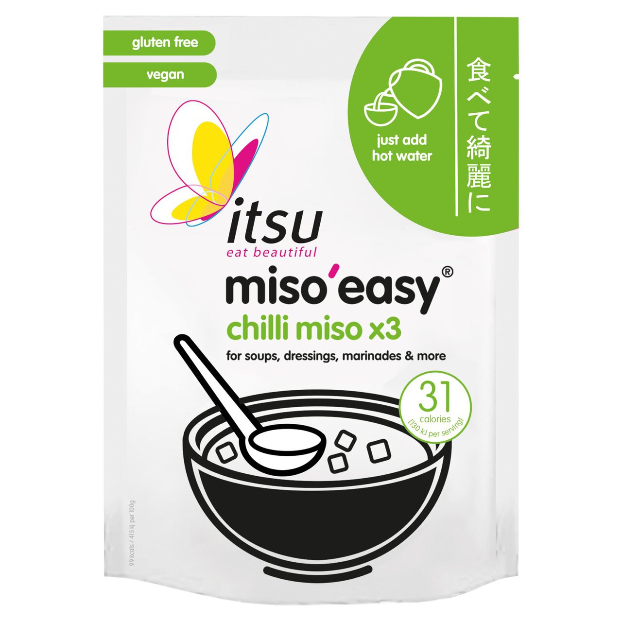 Itsu Miso'easy Chilli Miso 3 x 20g