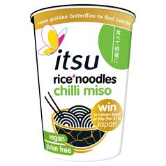 Itsu Chilli Miso Rice Noodles Cup 64g