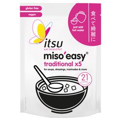 Itsu Miso'easy Traditional Miso 5 x 21g