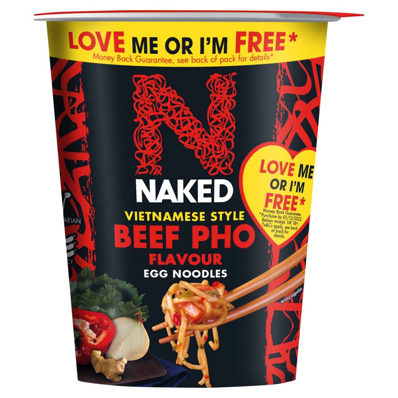 Naked Noodle Beef Pho 78g