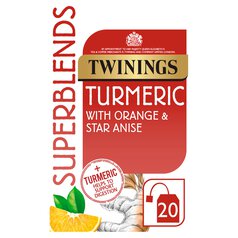 Twinings Superblends Turmeric with Orange and Star Anise 20 per pack