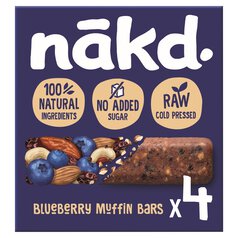 Nakd Blueberry Muffin Fruit & Nut Bars 4 x 35g