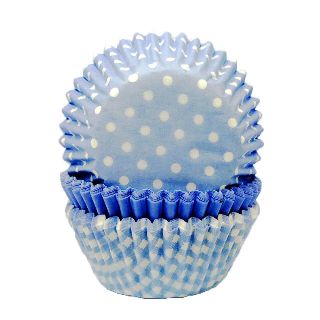 Blue Assorted Cupcake Cases, Pack of 75 75 per pack