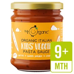 Mr Organic Kids Pasta Sauce Carrot, Sweet Potato & Courgette 200g