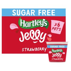 Hartley's No Added Sugar Strawberry Jelly Pot Multipack 6 x 115g