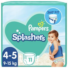 Pampers Splashers Swim Nappies, Size 4-5 (9-15kg) 11 per pack