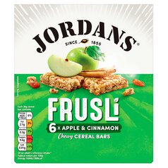 Jordans Frusli Apple & Cinnamon Cereals Bars 6 x 30g