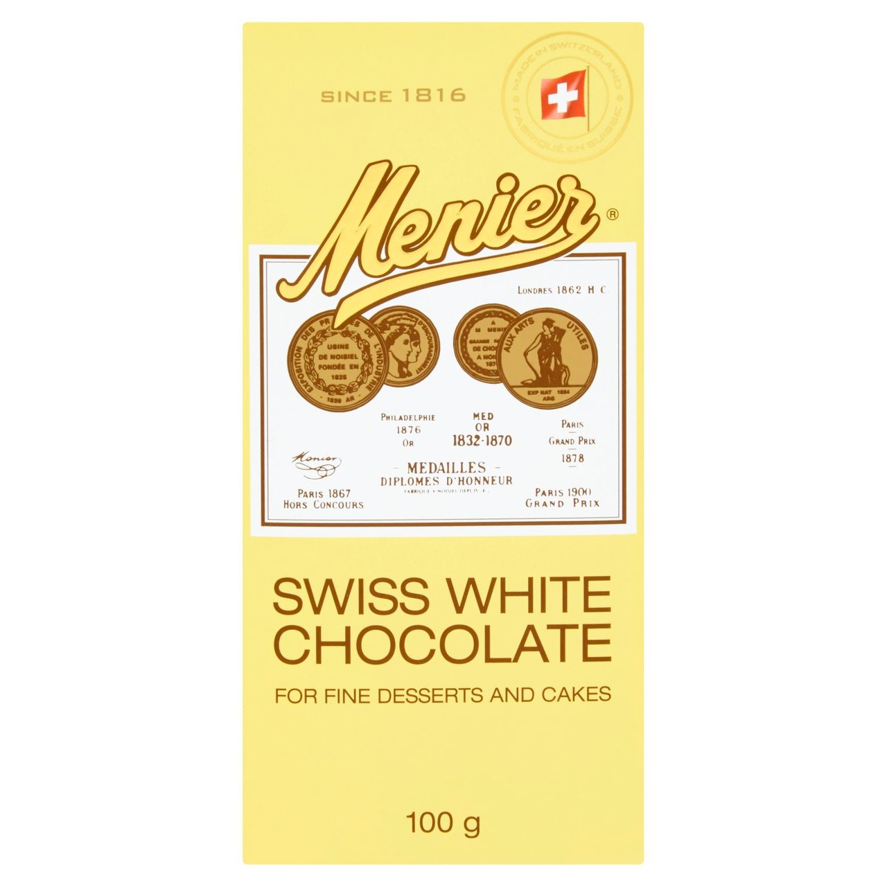 Menier White Chocolate 100g