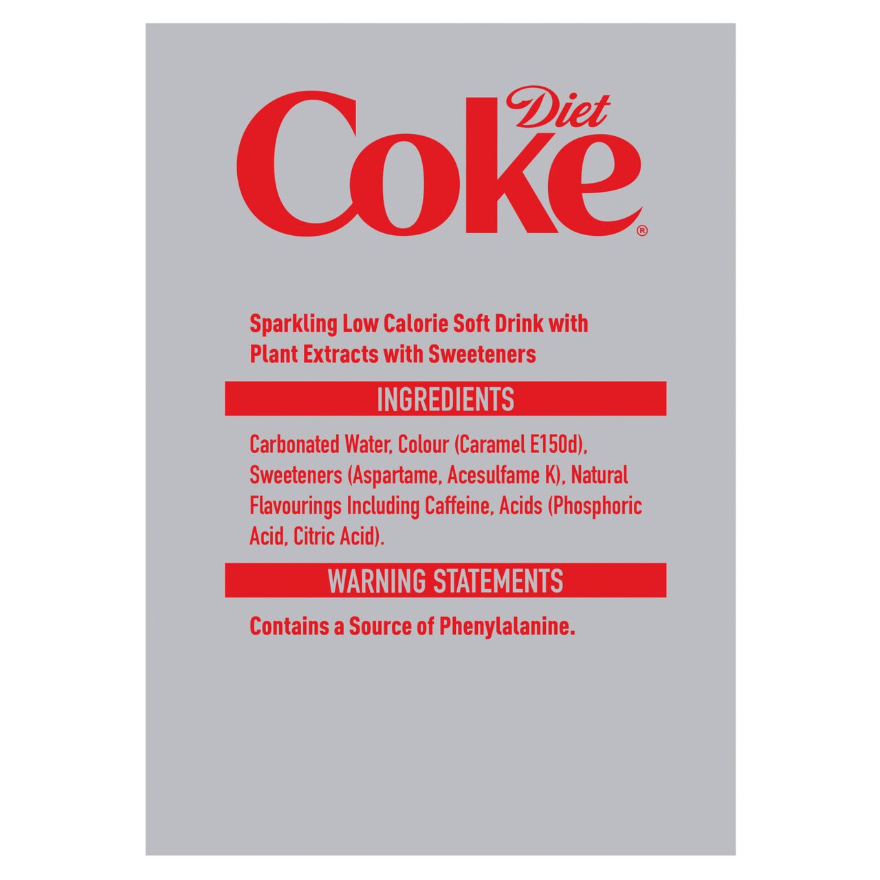 Diet Coke 4 x 250ml