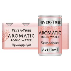 Fever-Tree Light Aromatic Tonic Water Cans 8 x 150ml