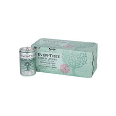 Fever-Tree Refreshingly Light Elderflower Tonic Water Cans 8 x 150ml
