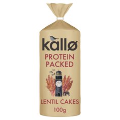 Kallo Protein-Packed Lentil Cakes with Seeds 100g