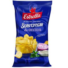Estrella Sourcream & Onion Crisps 175g