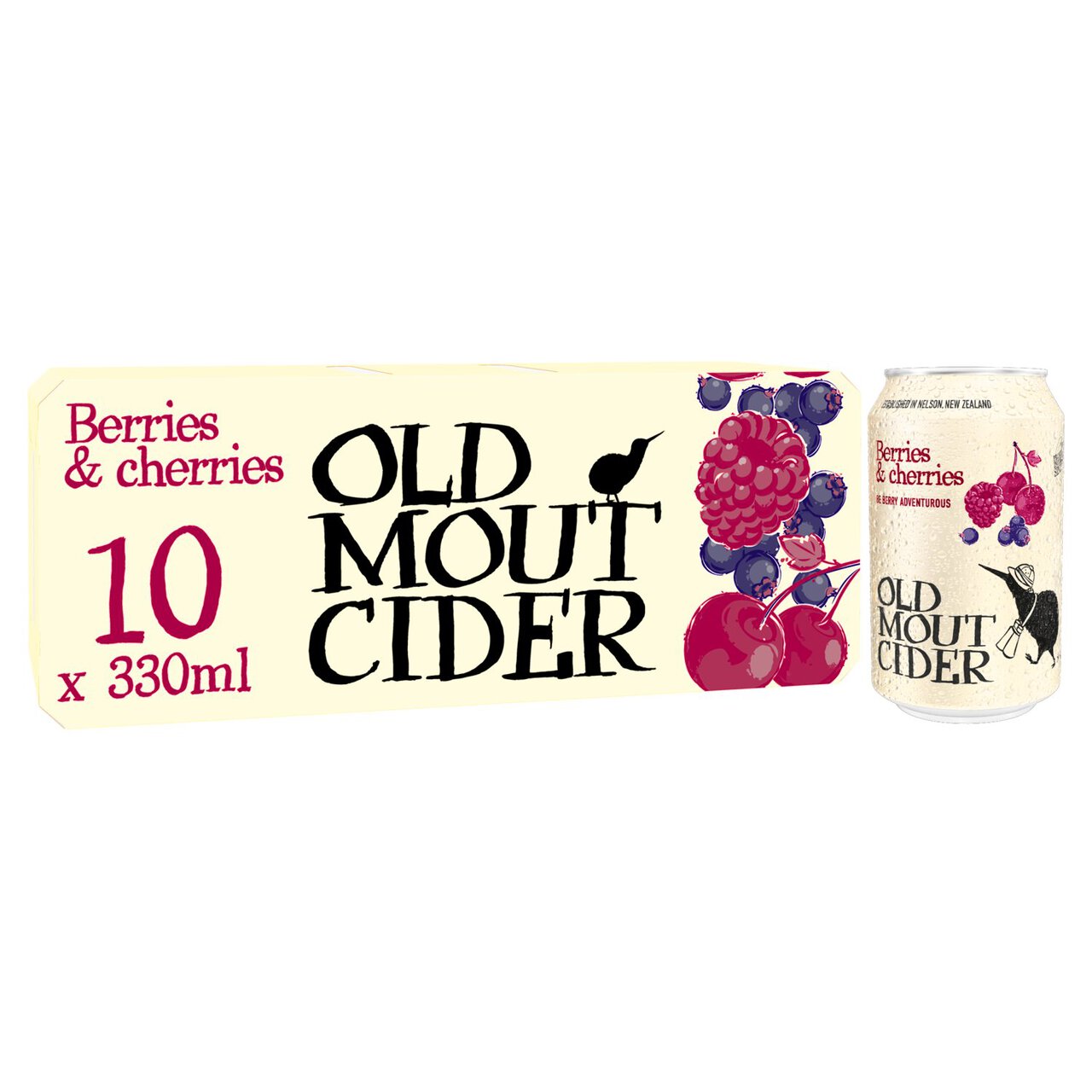 Old Mout Berries & Cherries Cider Cans 10 x 330ml