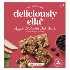 Deliciously Ella Apple, Raisin & Cinnamon Oat Bar Multipack 3 x 50g
