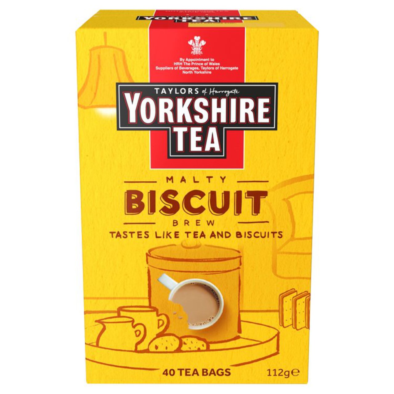 Yorkshire Tea Biscuit Brew 40 per pack