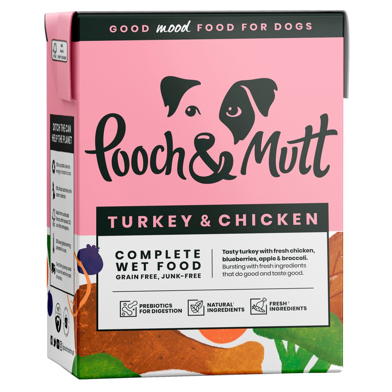 Pooch & Mutt Turkey & Chicken Wet Dog Food 375g